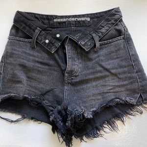 Alexander Wang fold over shorts